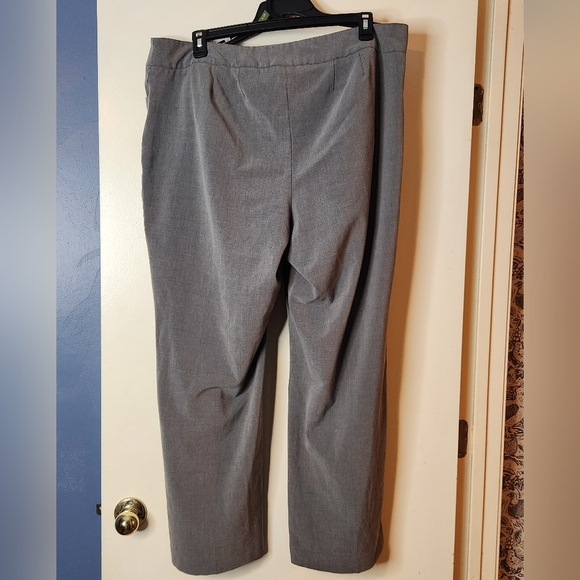 Lane Bryant Gray Wide Leg Pants - Picture 2 of 4